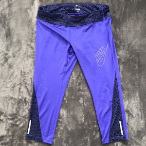 Purple Nike leggings